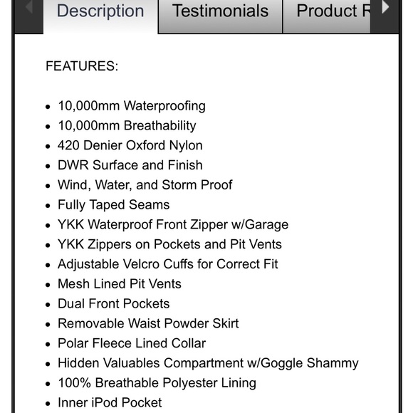 Mens sledneck snowmobile jackets - Picture 4 of 4